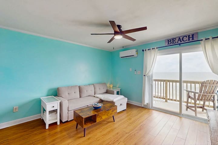 1br Beachfront Condo With Ocean View, Beach Access - North Topsail Beach, NC