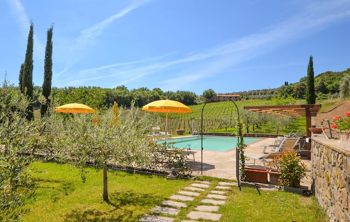 Nice Home In Bucine With House A Panoramic View - Tuscany