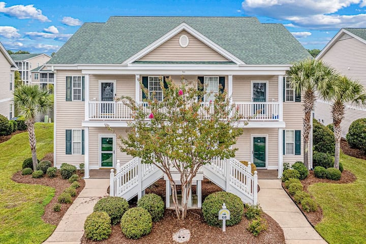 Coral Hideaway: Balcony | Pool | Dog Friendly - Sunset Beach, NC