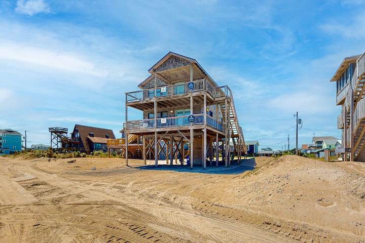 2br Oceanfront | Dog Friendly | Pool | W/d | Views - Buxton, NC
