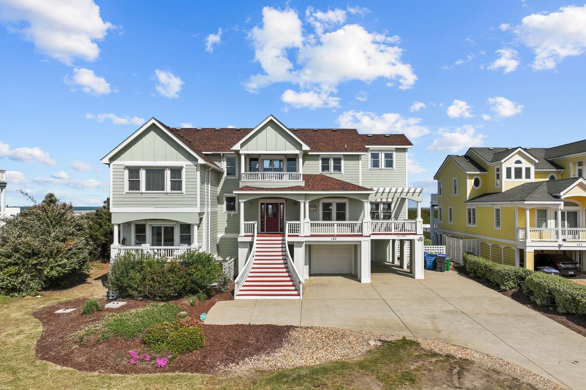 Duck Oceanfront Retreat | Sleeps 22, Pool, Hot Tub