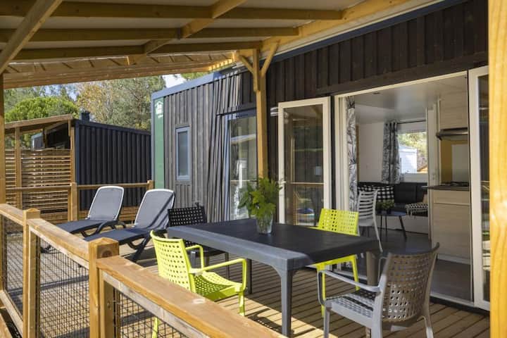 Mobil-home 4 Pièces 6 Personnes Climatisé + Tv - Saint-Jean-de-Monts