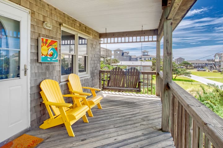 3br Dog Friendly | Fireplace | Balcony - Frisco, NC