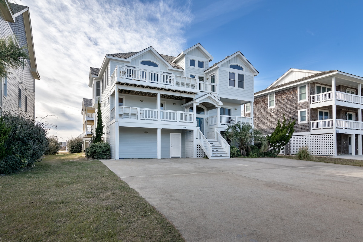Nags Head Retreat w/ Pool, Hot Tub & Theater