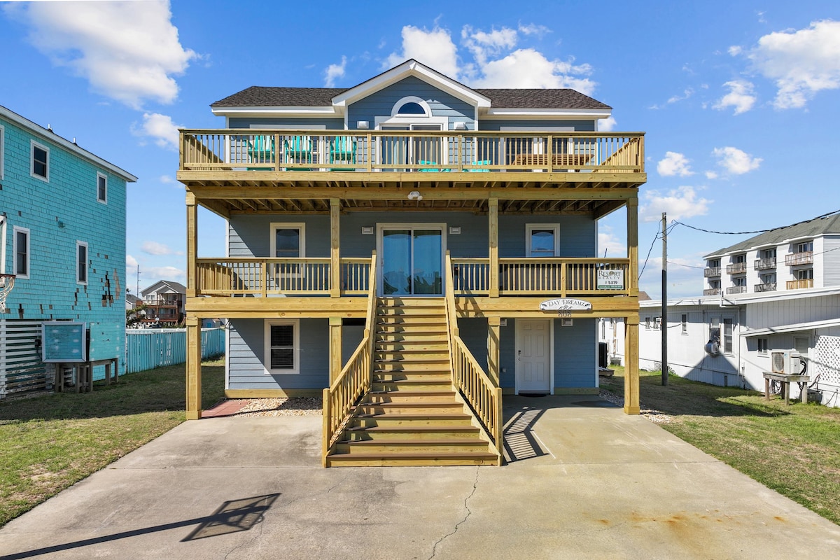 Semi-Oceanfront KDH Home w/ Private Pool