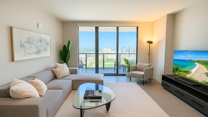 Nouveau | Escapade Moderne Et Luxueuse | 37e Etage - Miami, FL