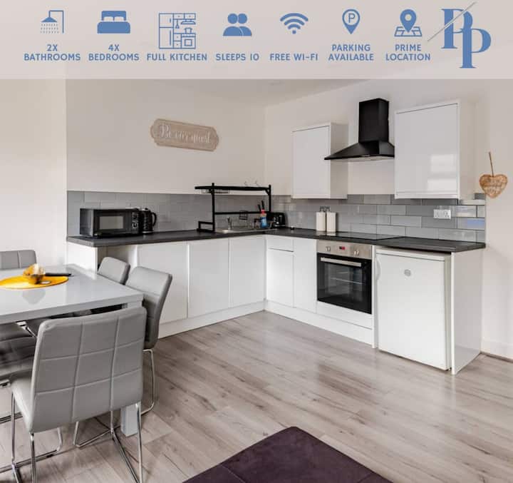 Central Suite Apartment Blackpool Free Parking - Blackpool