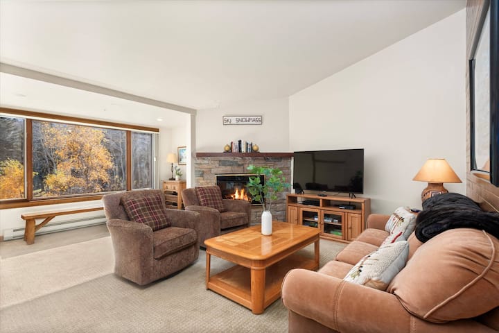 Snowmass Near Trails. Pool/ht, Gas Fp, W/d - Snowmass Village, CO
