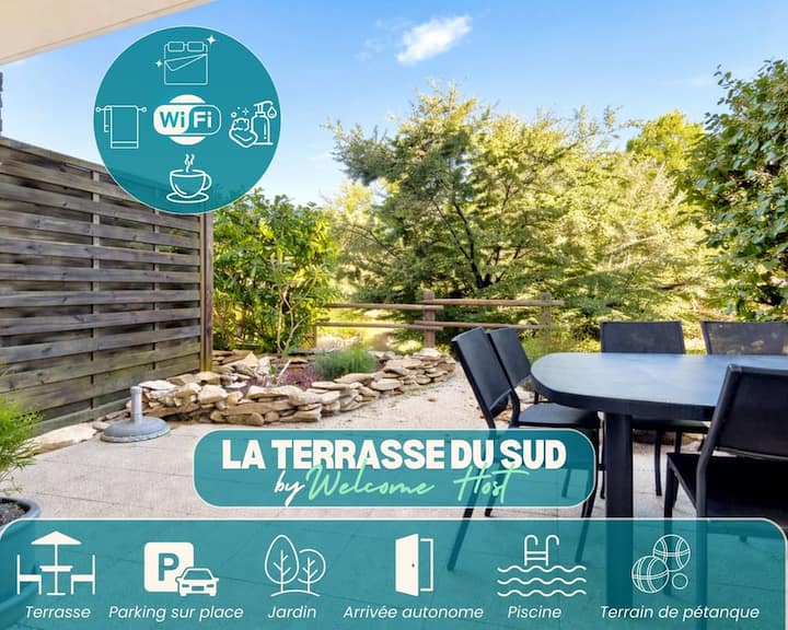 La Terrasse Du Sud, 4 Pers Piscine à Calvisson - Frankrike