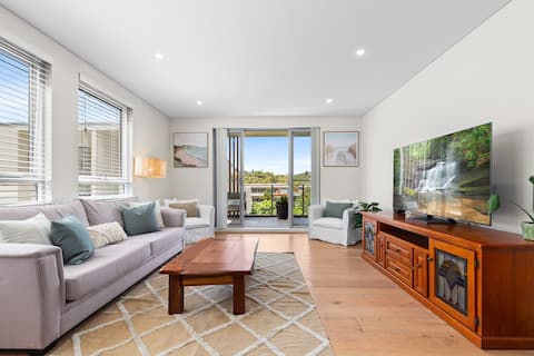Seaside Retreat with Parking and Balcony