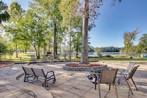 Lake Murray Retreat w/ Private Dock & Water Views!