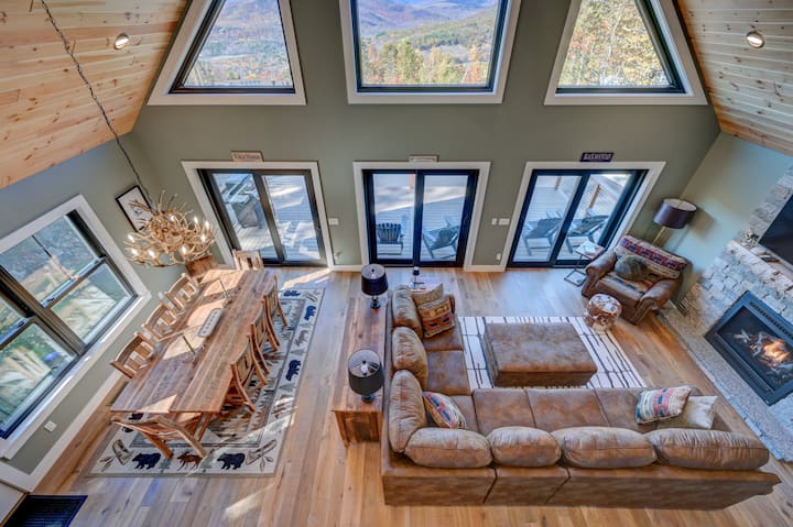 Lux: Best View In Jackson | Hot Tub | New Home - Jackson, NH