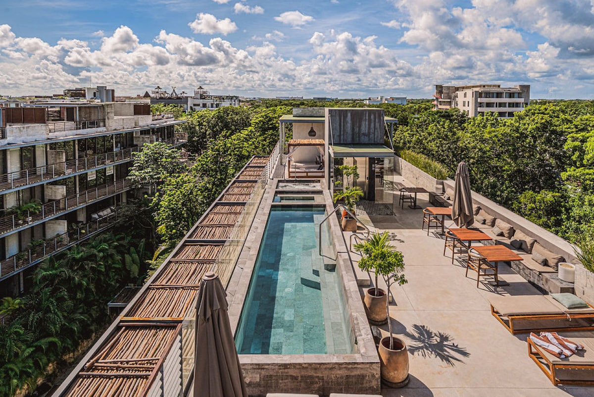1BR Swim up Loft w/ Private Cenote | Rooftop Pool — 1 bedroom vacation rental in Tulum