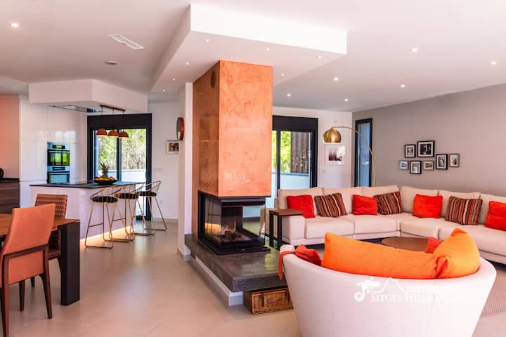 ÉLégante Villa Rueda Avec Piscine Privée Et Jacuzz - Sitges
