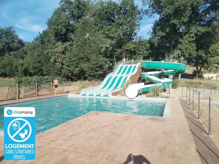 Zecamping 3* Tente 25m² Parc Aquatique - Fumel