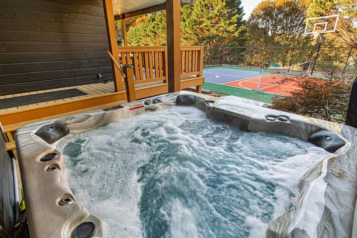 Private Pickle/BBall Court <1 Mile PF Parkway - Cabins for ...