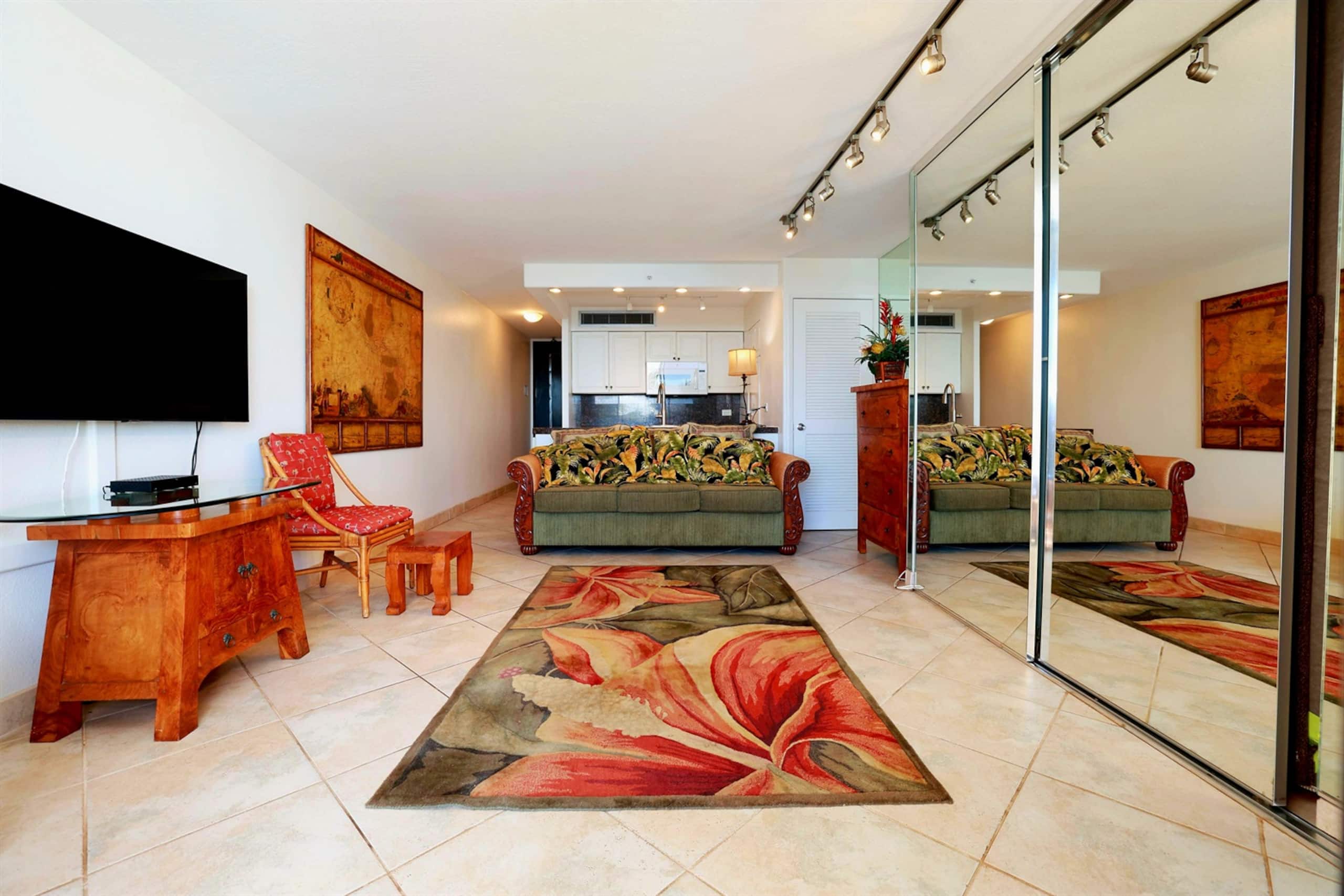 Direct Oceanfront View at Mahana Studio, King Bed - Image 9