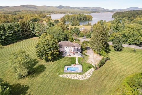 Elegant 6-BR Berkshires Estate 10 Min to Bousquet