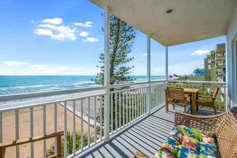 Oceanfront 2BR-Perfect Beach View Balcony