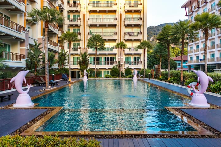 Cozy Apartment - Direct Pool Access, Gym, Parking - Patong Beach