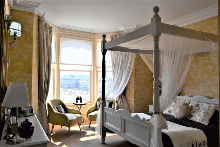 King-vue Mer-sdb Privée Avec Douche-prestige - Llandudno