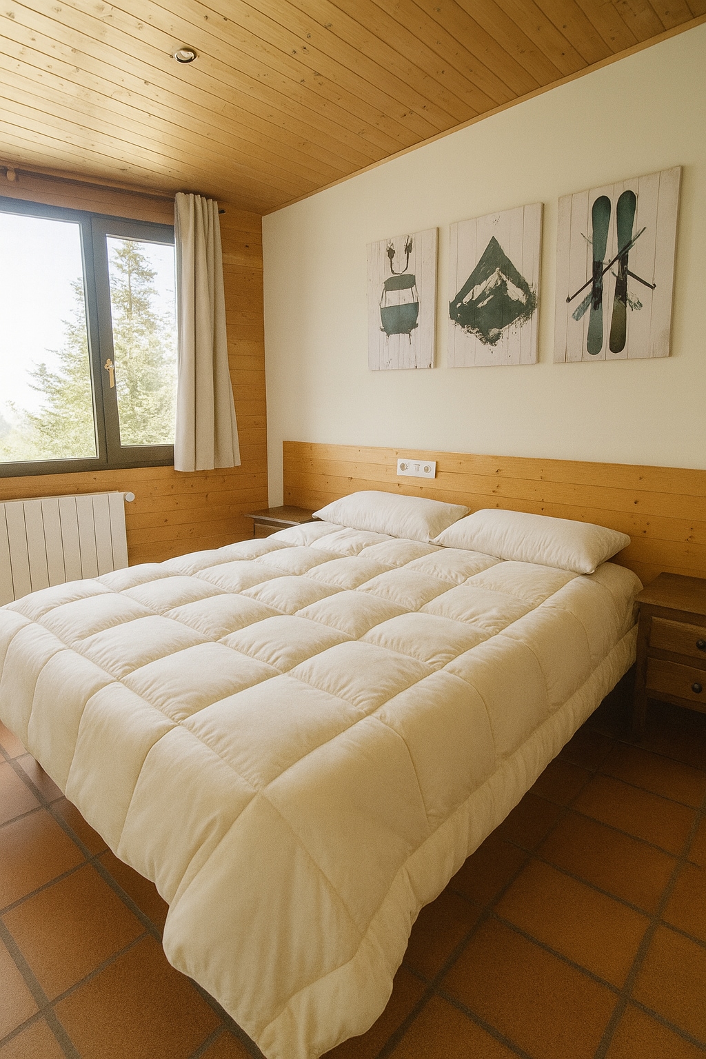 Habitación Doble Matrimonial - Hostales en alquiler en Sierra Nevada