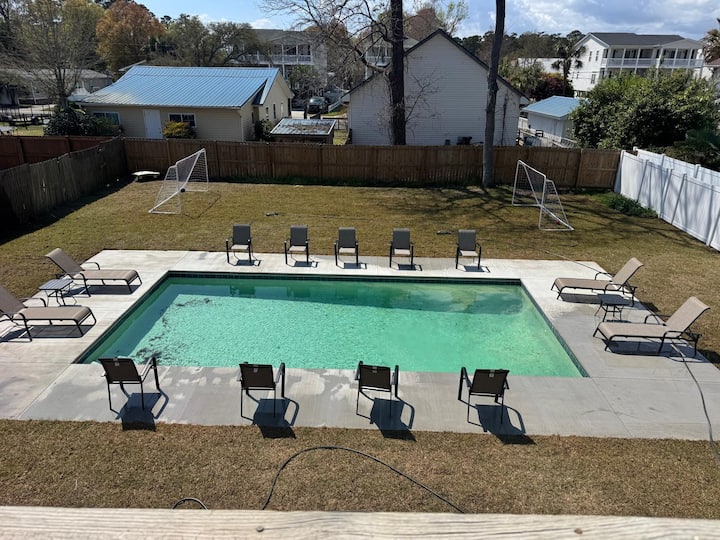 Private Villa For Family And Group Getaway + Pool - Surfside Beach, SC