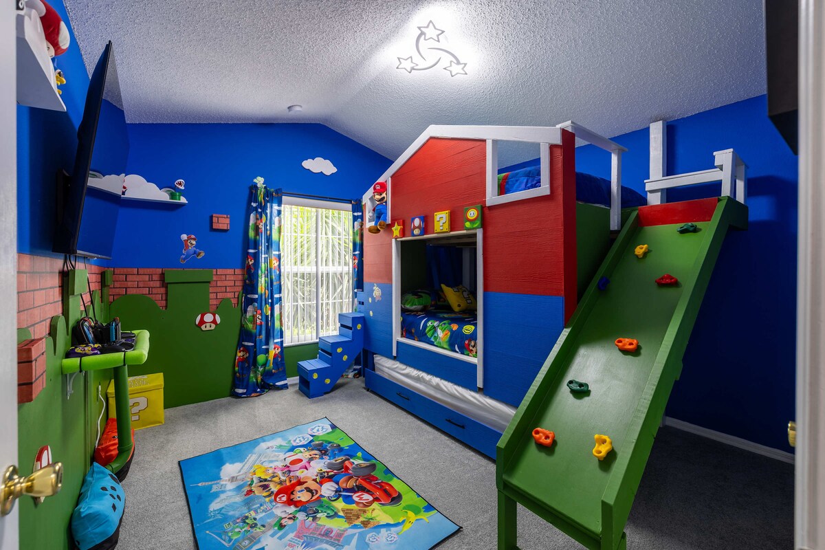 חדר שינה 3 | 3 מיטות מלאות | טלוויזיה חכמה