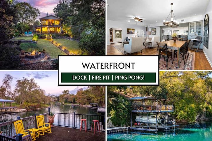 Waterfront | Dock & Patio | Firepit | Pingpong! - 新布朗費爾斯