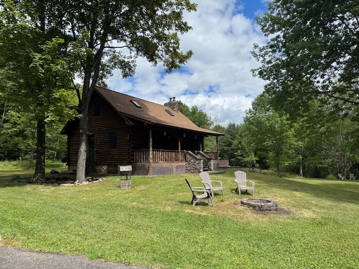 The Trading Post - Peaceful Log Cabin In The Woods - Oneonta, NY