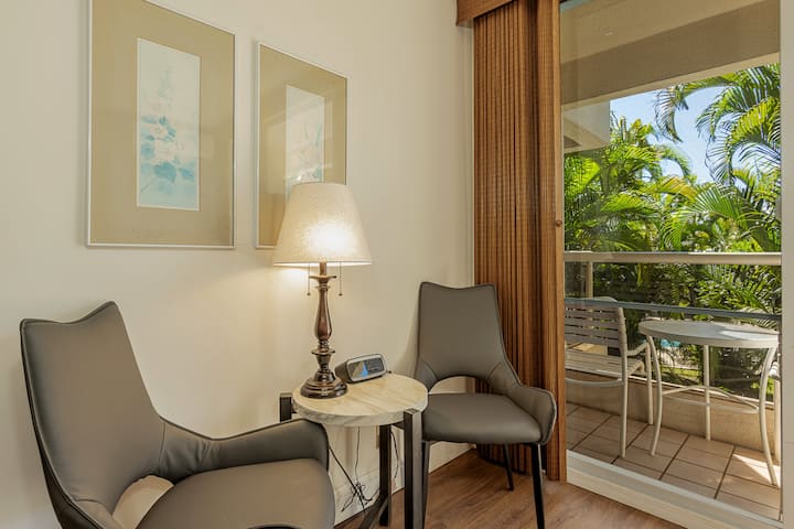 Un lugar tranquilo para leer, relajarte o planificar tus aventuras en Maui