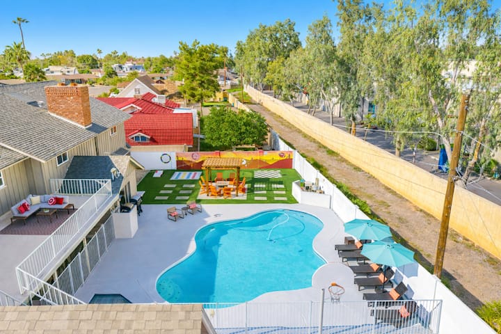Mega Mesa Retreat: Heated Pool, Spa & Pickle Ball - Arizona