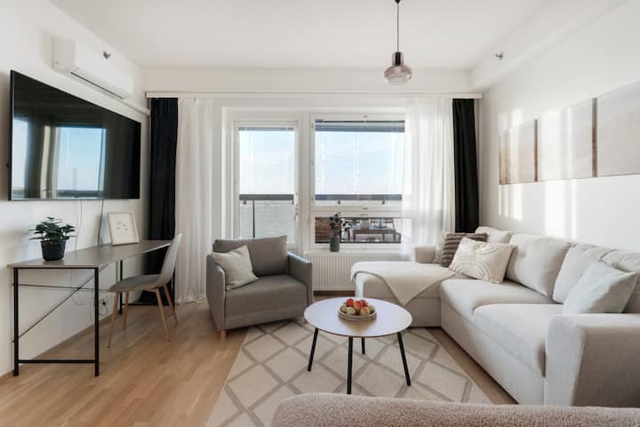 1 Br Apartment For 6 | Sauna | Nokia Arena - Tampere