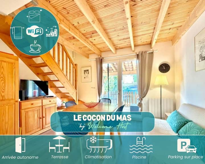 Le Cocon Du Mas, 4 Pers Piscine à Calvisson - Lunel