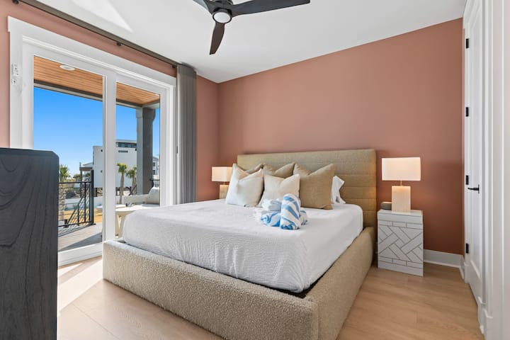 Dormitorio frente al mar 1- Baño privado tamaño king