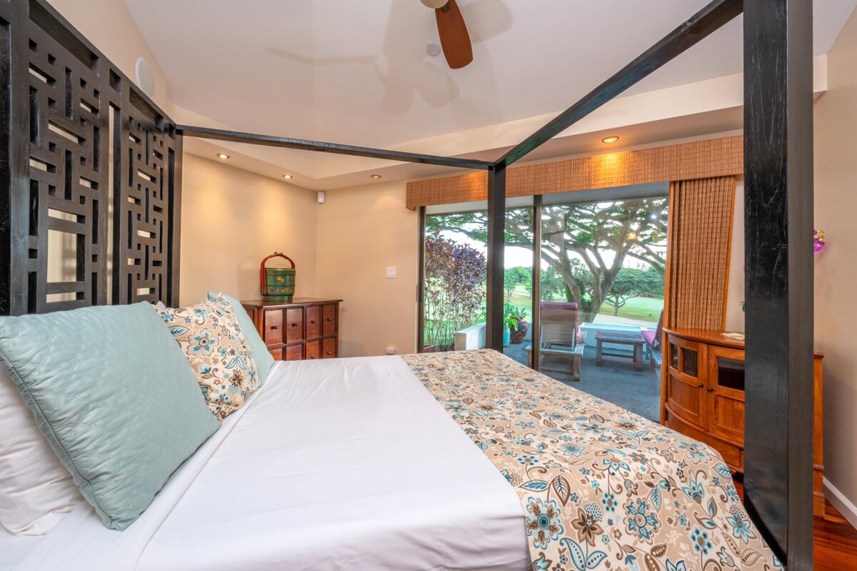 KGV-14P6 La elegancia de cuatro póster se encuentra con vistas al jardín?descansa tranquilo y levántate renovado