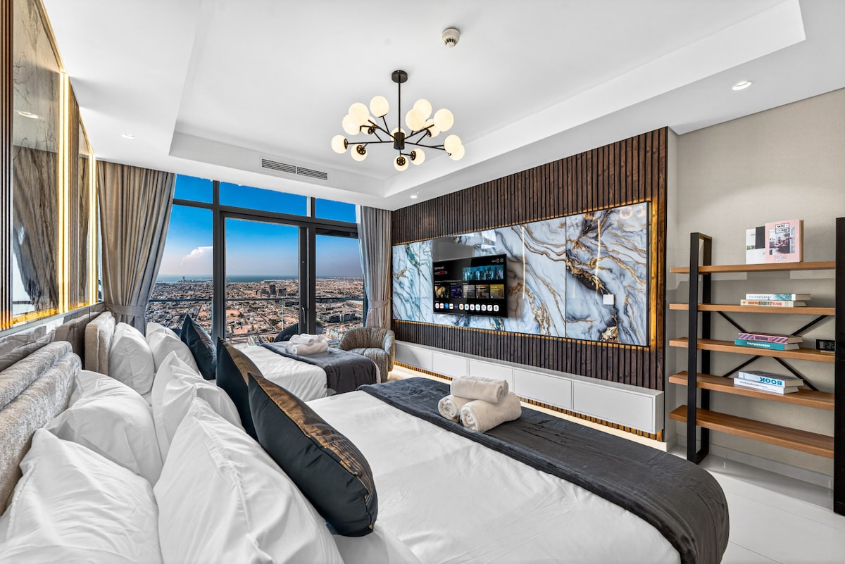 Dos camas tamaño king, comodidad sin fin.