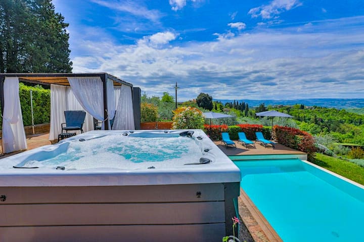 Villa With Infinity Pool In Tuscany - Certaldo