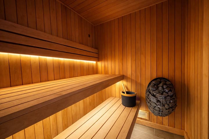 Luxury A-Frame with Sauna and Hot Tub
