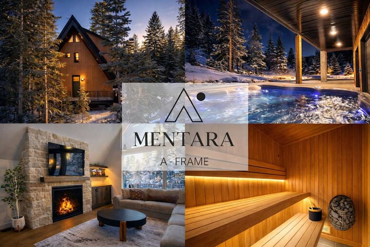 Luxury A-Frame with Sauna and Hot Tub