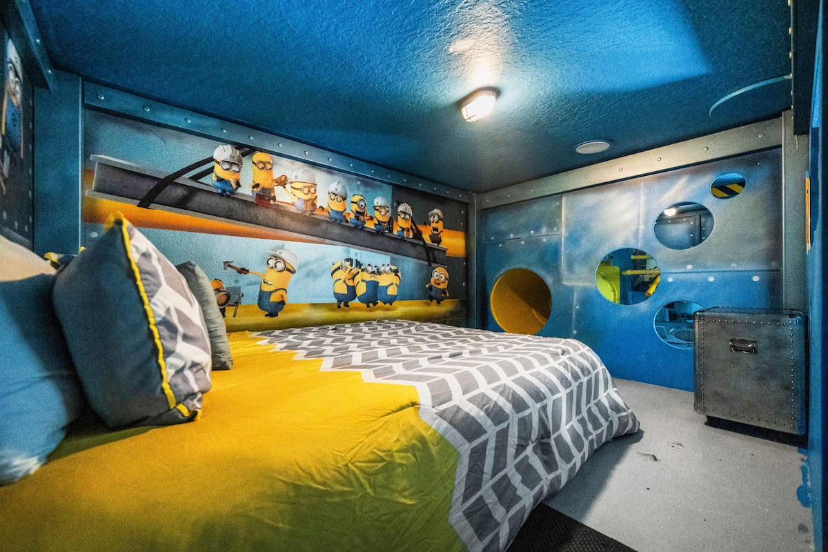 ملاذ مينيونز الخيالي لعطلة الأحلام للأطفال