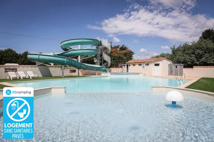 Zecamping 3* Bungalow 28m² Piscine - Saint-Julien-des-Landes