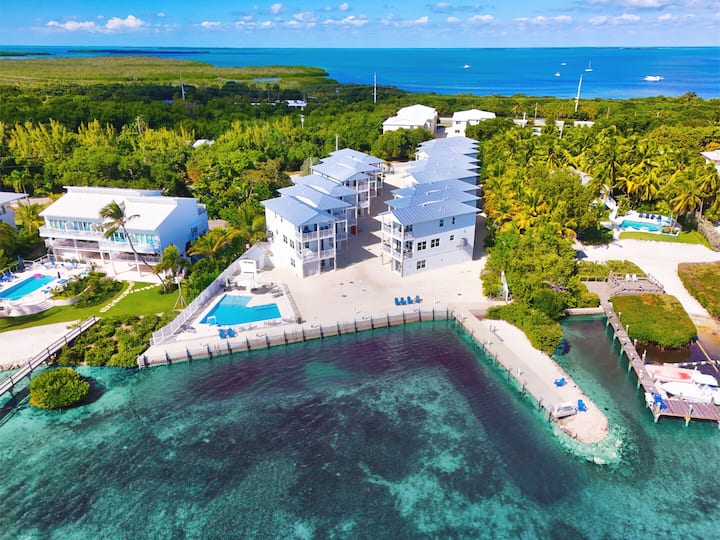 Island Time: Partial Ocean View, Pool, Dockage - Islamorada, FL