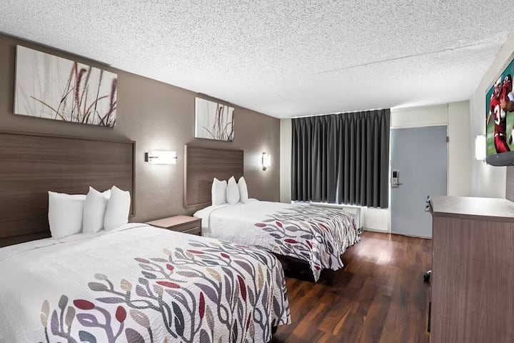 Bedroom. Interior and views may vary based on location and availability