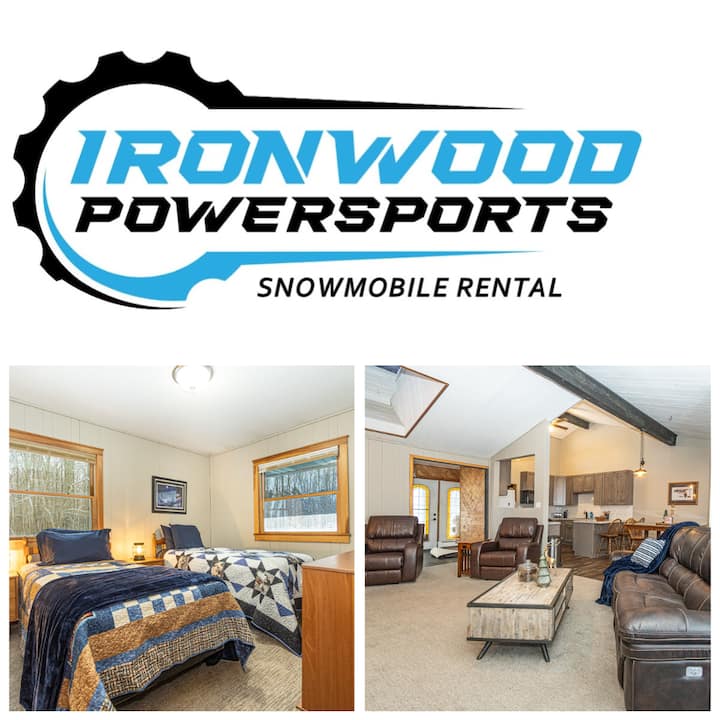 Your Snowmobile Basecamp • Ride-in/ride-out + On-s - Ironwood, MI