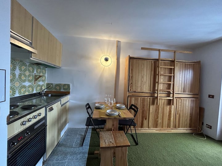 Studio Montagnard 2-3 Pers, Balcon, Parking - Montgenèvre