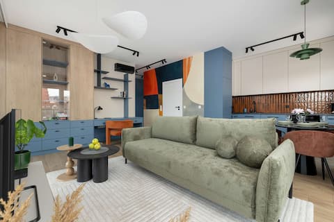 Top performing Airbnb: Zielonego Mostu 8 | Bright Apartment | Parking in Międzyodrze Wyspa Pucka