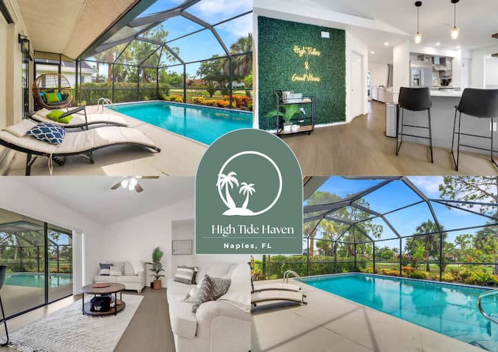 High Tide - 3 Br Sleeps 6 - Private Pool - Games - Naples, FL