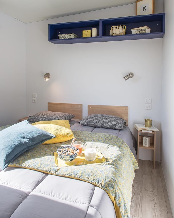 Mobil-home Confort 4 Pièces 6 Personnes + Tv - Fréhel