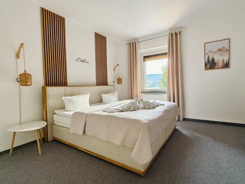 Top Airbnb: 2-room apartment with mountain view and fireplace in Oberwiesenthal